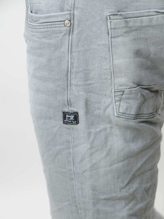 Jean Ανδρικό Παντελόνι Τζιν με Slim Εφαρμογή Grey
