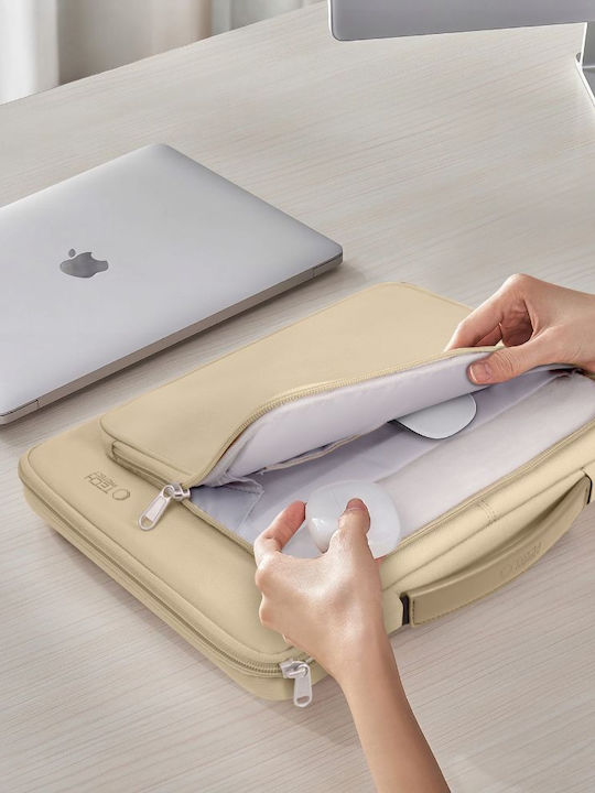 Tech-Protect Чанта за лаптоп 14" в бежов цвят 304004-189502