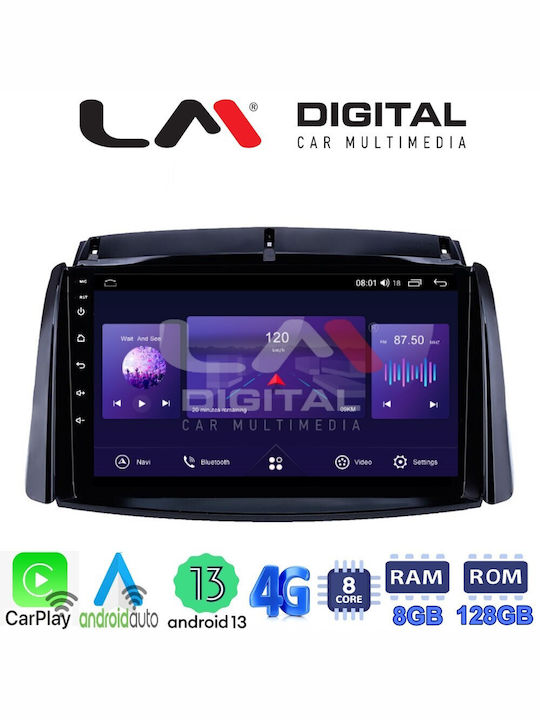 LM Digital Ηχοσύστημα Αυτοκινήτου για Renault Koleos 2006 > 2017 (Bluetooth/USB/WiFi/GPS/Apple-Carplay/Android-Auto) με Οθόνη Αφής 9"