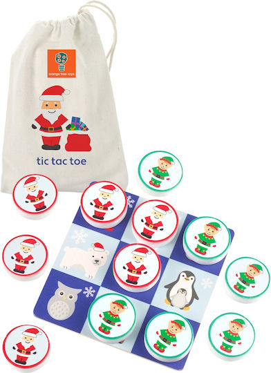Joc de Societate Holiday Edition Tic Tac Toe pentru 2 Jucători 3+ Ani (EN) Orange Tree Toys