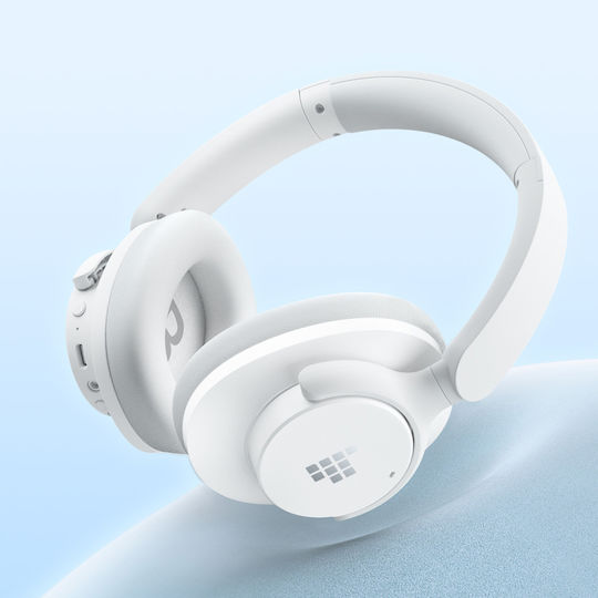 Tronsmart Sounfii Q20 Ασύρματα / Ενσύρματα Over Ear Ακουστικά με 60 ώρες Λειτουργίας Λευκά