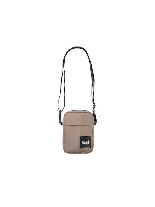 Jack & Jones Herrentasche Schulter / Crossbody Beige