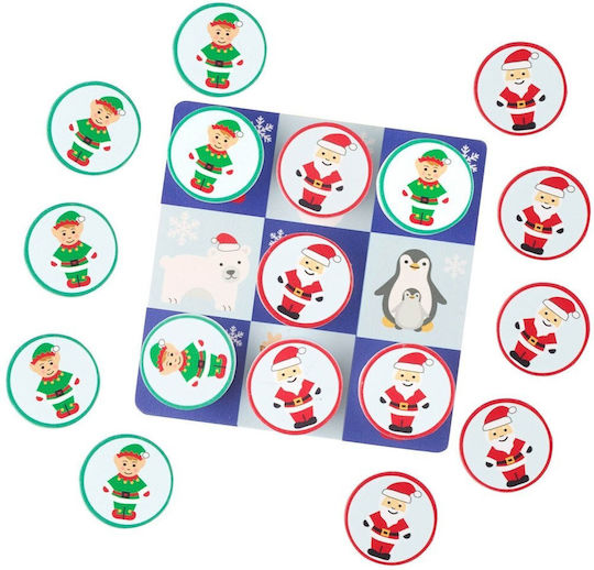 Joc de Societate Holiday Edition Tic Tac Toe pentru 2 Jucători 3+ Ani (EN) Orange Tree Toys