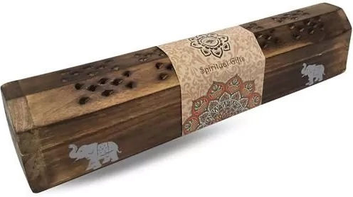 Halterung aus Holz für Räucherstäbchen-Basis