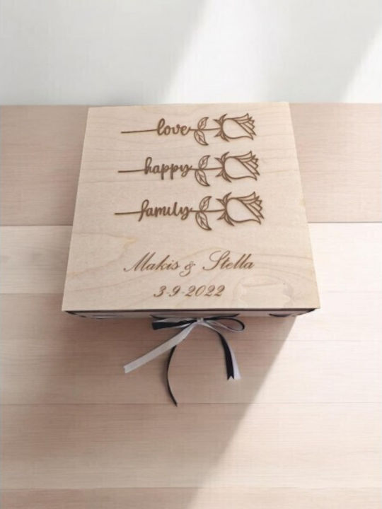 Wedding Memory Box 25x25x8εκ Dw-5