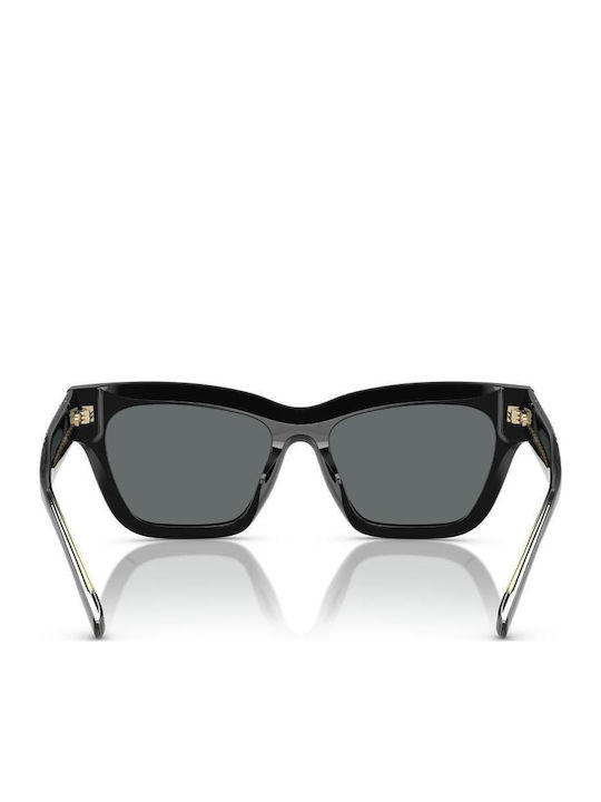 Tory Burch Damen Sonnenbrille mit Schwarz Kunststoff Gestell und Schwarz Linse TY7208U-170987