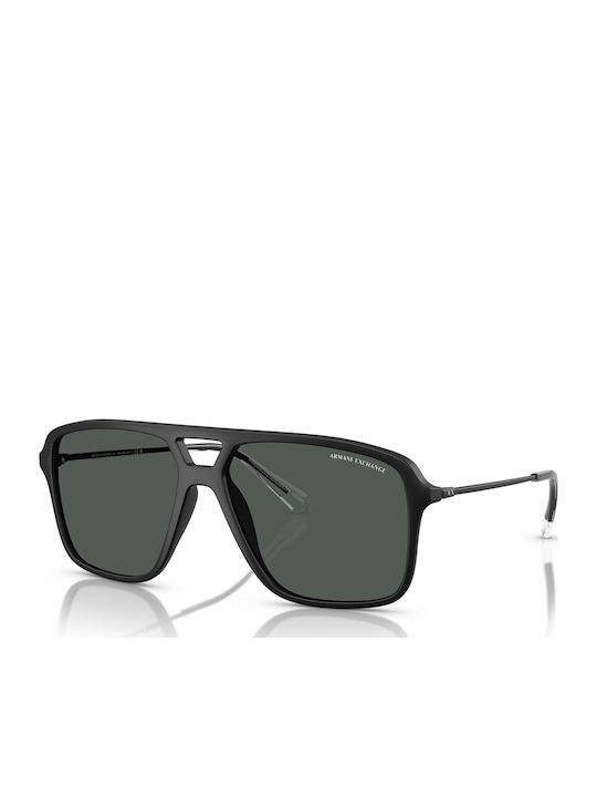 Armani Exchange Мъжки Слънчеви Очила с Черна Рамка и Сиви Стъкла AX4150SU 805887