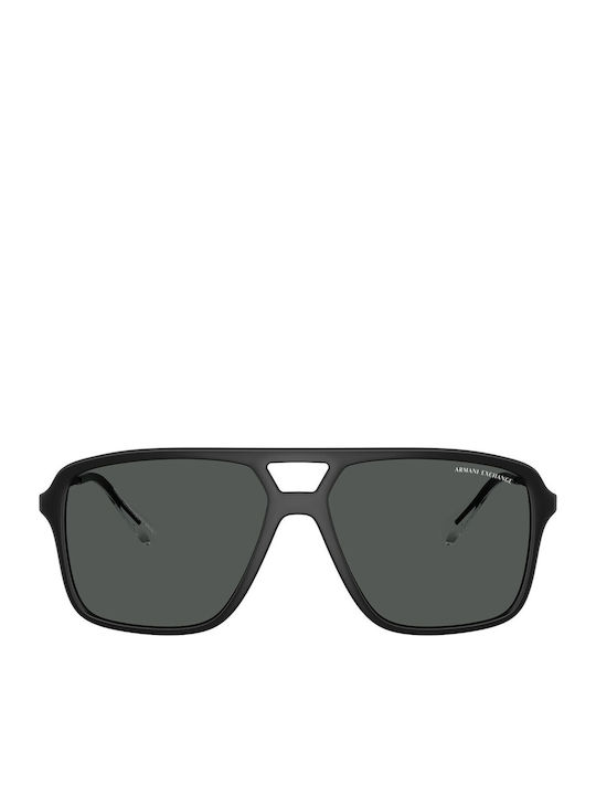 Armani Exchange Мъжки Слънчеви Очила с Черна Рамка и Сиви Стъкла AX4150SU 805887