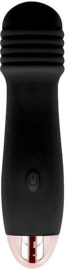 Dolce Vita Rechargeable Vibrator Three Mini Δονητής Μασάζ 2.8cm Black