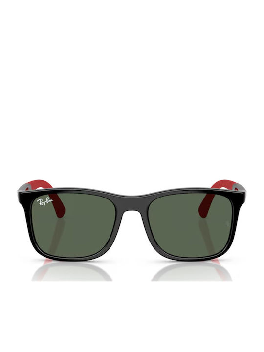 Ray Ban Τετράγωνα Παιδικά Γυαλιά Ηλίου Μαύρα