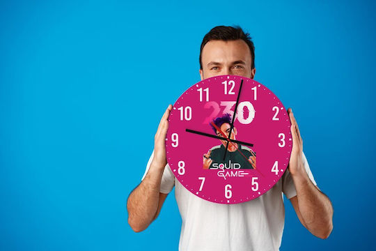 Squid Game 2 Thanos 230 Wooden Wall Clock 30cm
