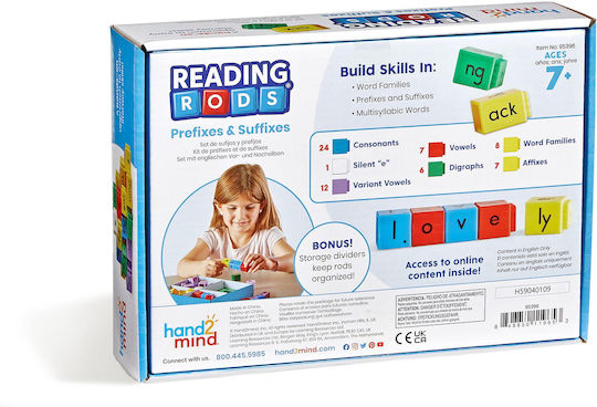 Hand2Mind Prefixes And Suffixes Εκπαιδευτικό Παιχνίδι Γράμματα & Αριθμοί