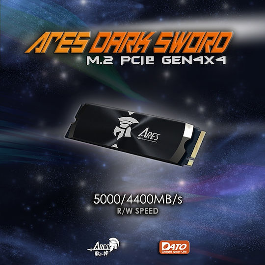 Dato Ares Dark Sword SSD 8.2TB M.2 PCI Express 4.0