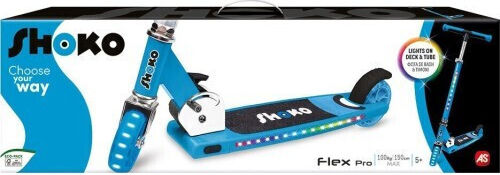 Shoko Kids Scooter Foldable Flex Pro 2-Wheel Blue for 5+ Years