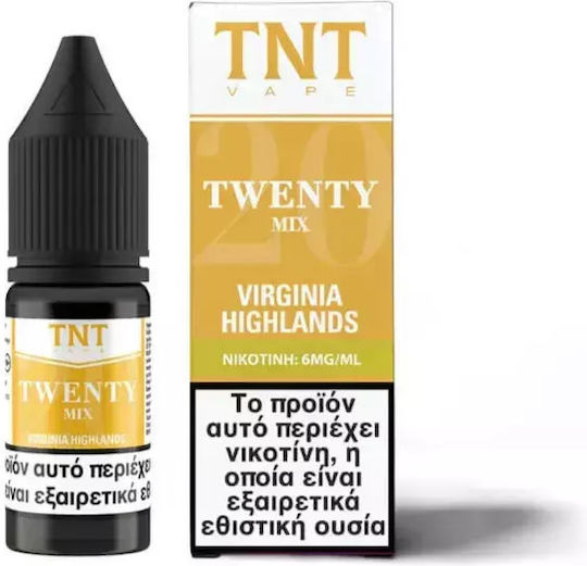 TNT Vape Έτοιμο Υγρό Αναπλήρωσης με Καπνική Γεύση 6mg 10ml