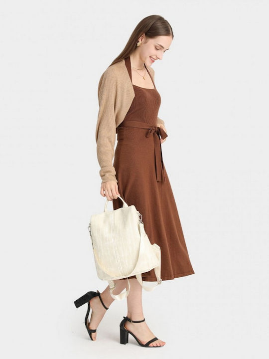 Miss Lulu Backpack Beige