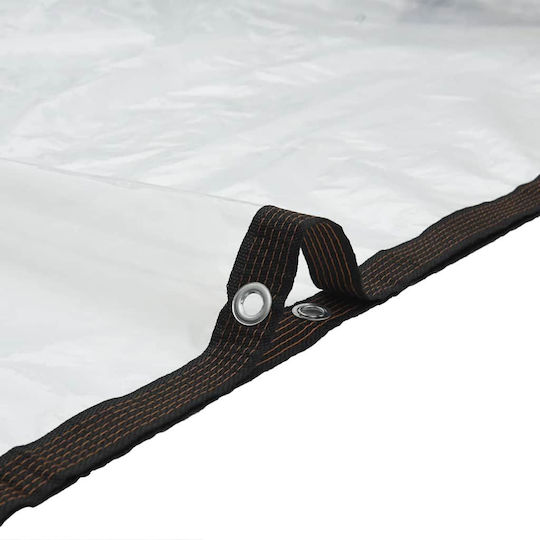 vidaXL Waterproof Tarpaulin 140gr/m² 5x3m. Light Type Transparent