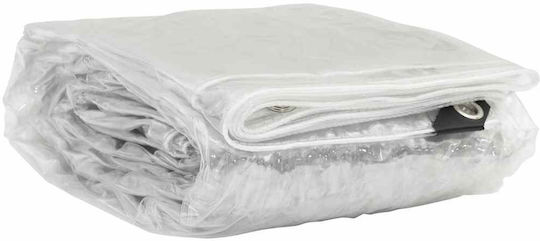 vidaXL Impermeabil Prelată 350gr/m² 6x2m. Heavy Duty Transparent