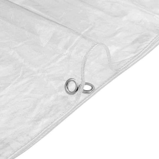 vidaXL Impermeabil Prelată 350gr/m² 6x2m. Heavy Duty Transparent