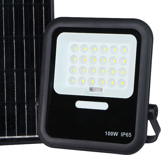 Eurolamp Waterproof Solar LED Floodlight 100W Natural White 4000K IP65