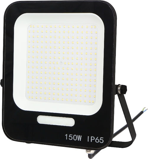 Lucas LED Στεγανός Προβολέας LED 150W Ψυχρό Λευκό 6400K IP66