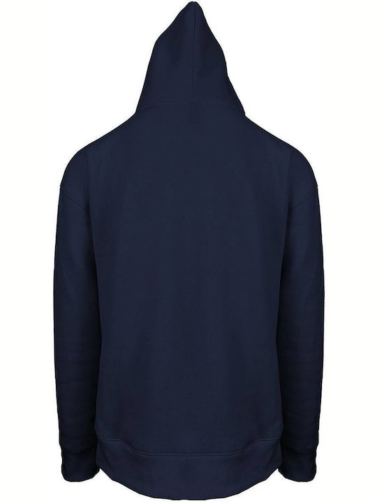 Seed - 00148B Adult hooded sweatshirt 50% cotton - 50% polyester, 300gr About Basics NAVY