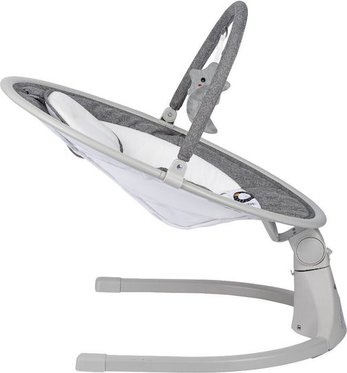 FreeOn Elektrisch Baby Relax Schaukel Elite Swing mit Musik Gray für Kind bis 9kg