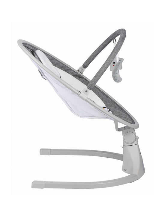 FreeOn Elektrisch Baby Relax Schaukel Elite Swing mit Musik Gray für Kind bis 9kg