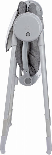 FreeOn Elektrisch Baby Relax Schaukel Snuggy Swing mit Musik Dark Grey Lines für Kind bis 9kg