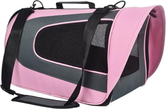 Haustier Tasche für Hunde / Katzen bis 6kg Rosa L45xB28xH23cm.