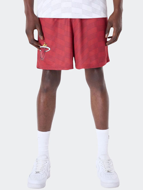 Miami Heat Men's Athletic Shorts Burgundy