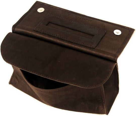 Mario Rossi Pungă de tutun din Piele ecologică cu Închidere Leather tobacco pouch