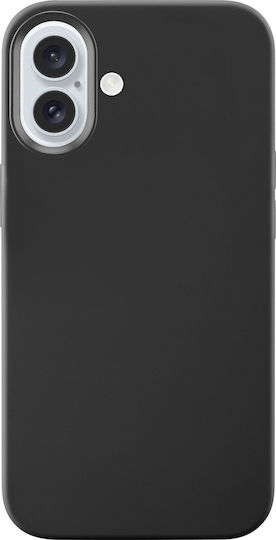 Cellular Line Задна Корица Силикон Черен iPhone 16