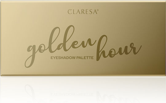Claresa Paletă Cu Fard De Pleoape Matifiant În Formă Presată Golden Hour 12gr