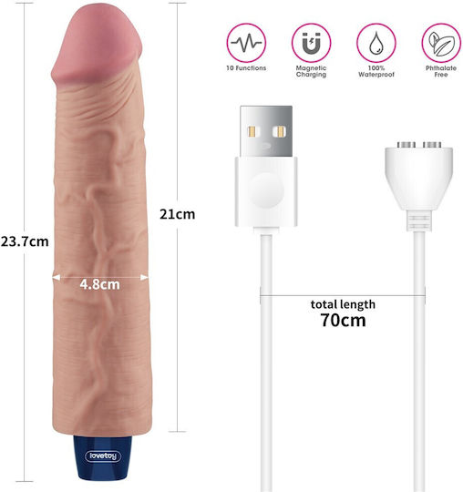 Softee Ρεαλιστικός Δονητής Flesh