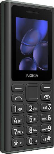 Nokia 105 (2024) Dual SIM Κινητό με Κουμπιά (Αγγλικό Μενού) Μαύρο