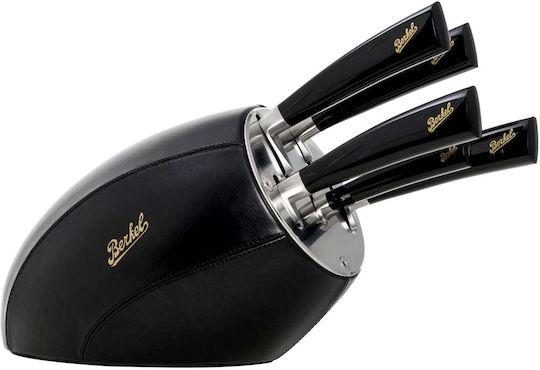 Berkel Elegance Σετ Μαχαίρια με Βάση από Ανοξείδωτο Ατσάλι 5τμχ