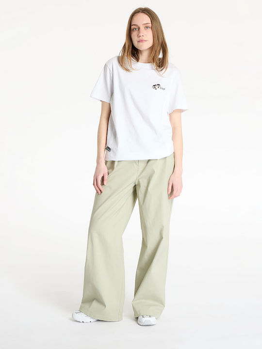 Damen Stoff Hose Beige