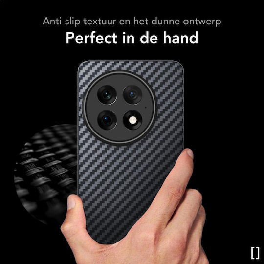 Nekit Umschlag Rückseite Aramid Fiber 1mm Schwarz (OnePlus 13)