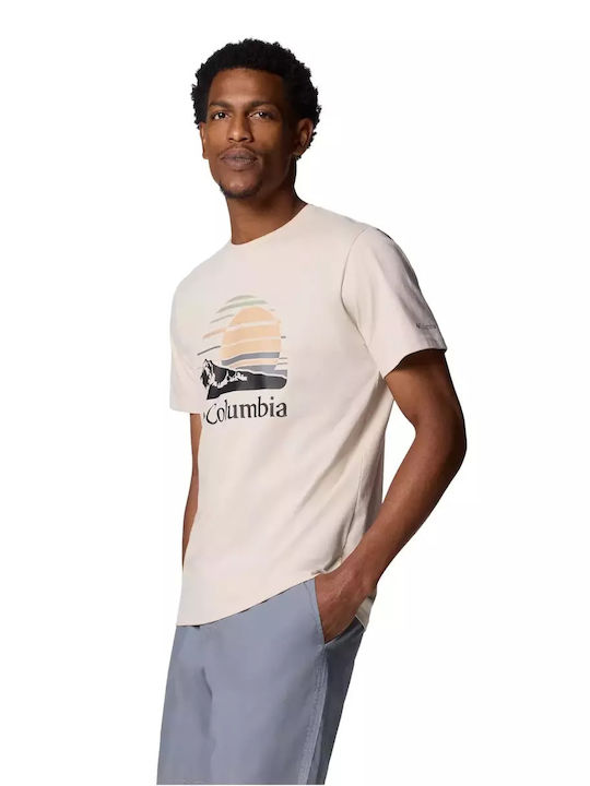 Columbia Path Lake Ii T-shirt Beige