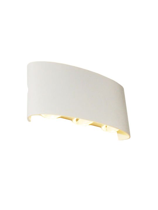 Dimmable Led Wall Lamp 8w Smart Wifi Rgb 3000k-6500k Waterproof Ip65 700lm Compatible Tuya Smartlife White