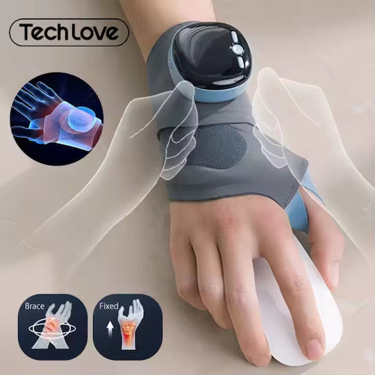 Tech Love Magnetic Therapy Dispozitiv de masaj pentru mâini cu funcție de încălzire