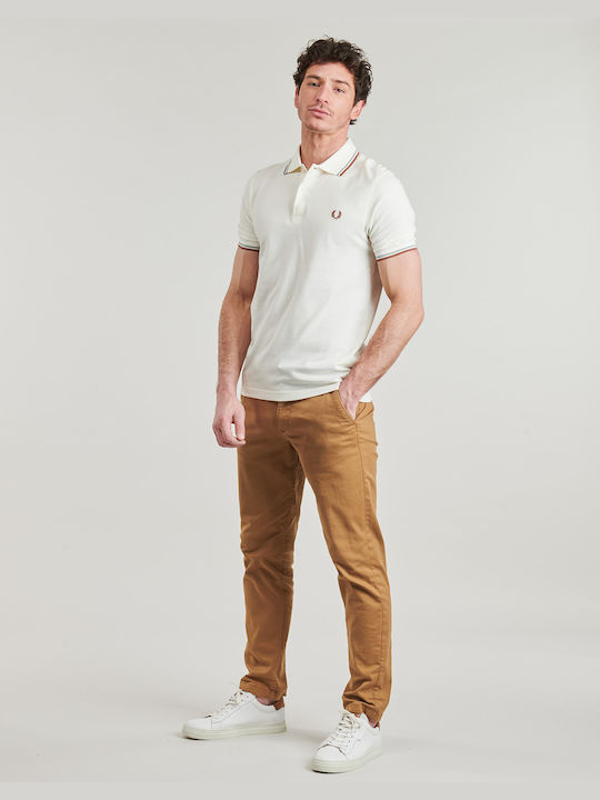 Fred Perry Twin Tipped Polo Blouse Beige