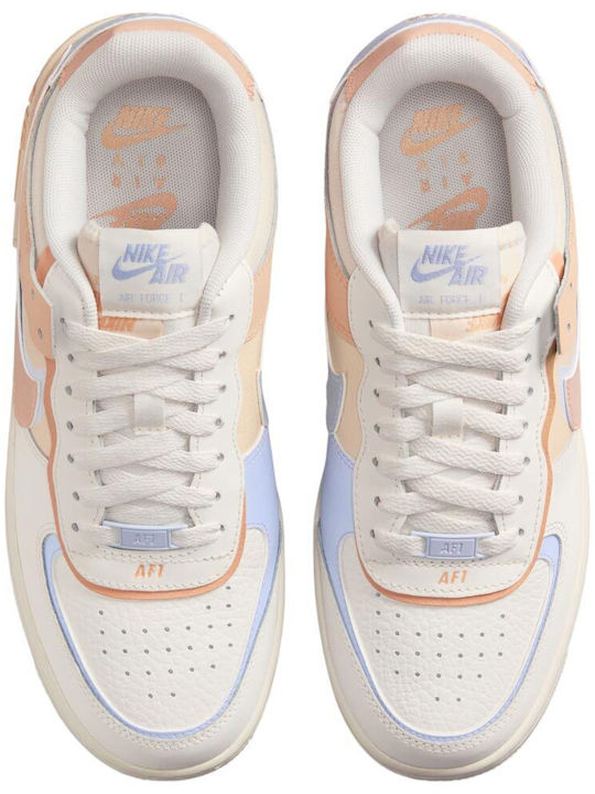 Air Force 1 Shadow Damen Sneakers Weiß