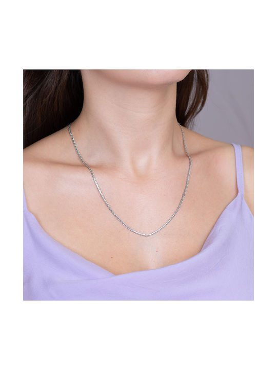 Al'Oro White Gold Chain Neck 14K