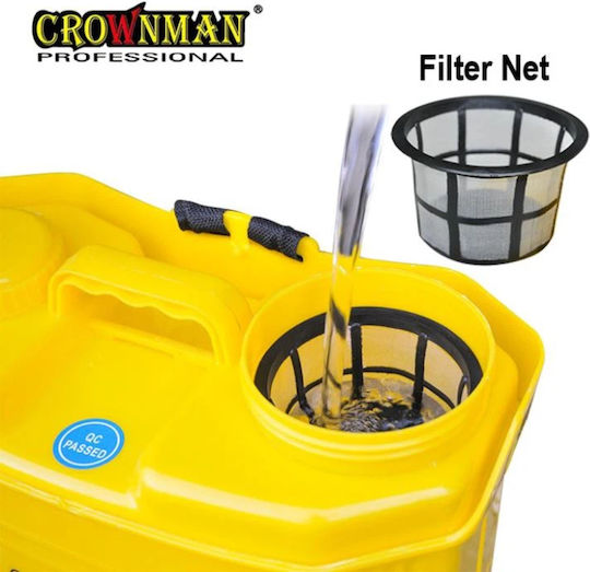 Crownman Pulverizator cu rucsac 12V cu Baterie 8Ah cu Capacitate 16lt