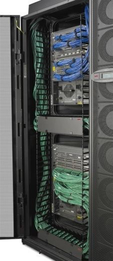 APC Επιδαπέδια Καμπίνα Rack 42U Μαύρο AR3140