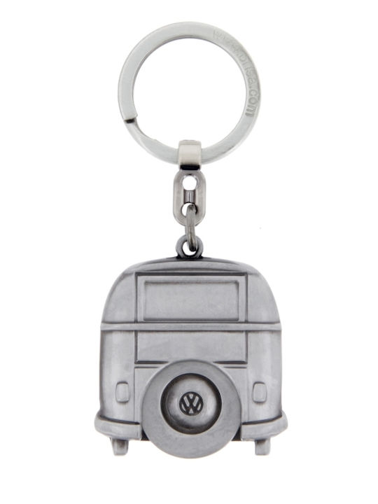 Vw T1 Schlüsselanhänger Einkaufswagen-Chip Silber Bukh21