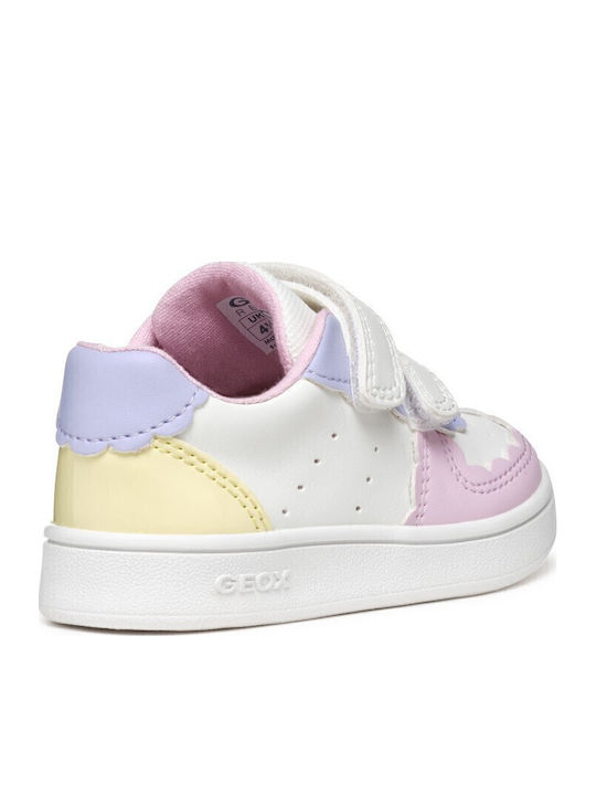 B Eclyper Kinder Sneakers Anatomisch mit Klettverschluss Weiß