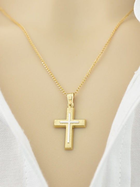 Goldjewels Damen Gold Kreuz 14K
